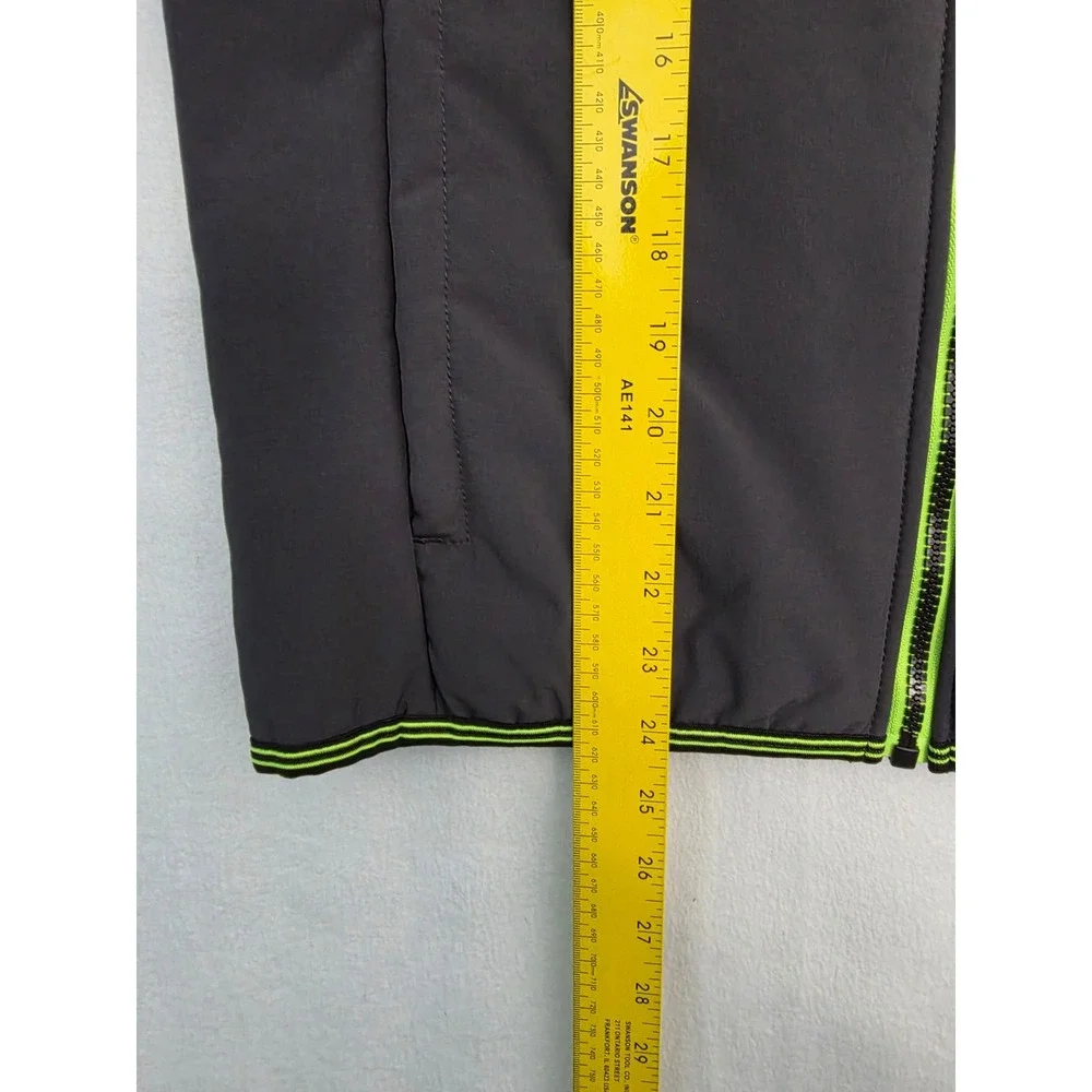 ZeroXposur Jacket Hooded Softshell L 14/16 Black Grey Neon Green Sporty